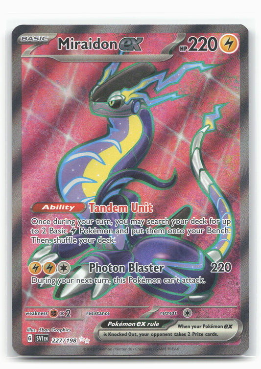 SV01: Scarlet & Violet Base Set #227/198 Miraidon ex 17695 Holo