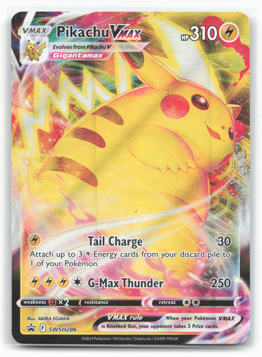 SWSH: Sword & Shield Promo Cards #SWSH286 Pikachu VMAX 17697 Holo