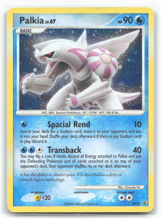 Diamond and Pearl Promos #DP27 Palkia 17701 Holo