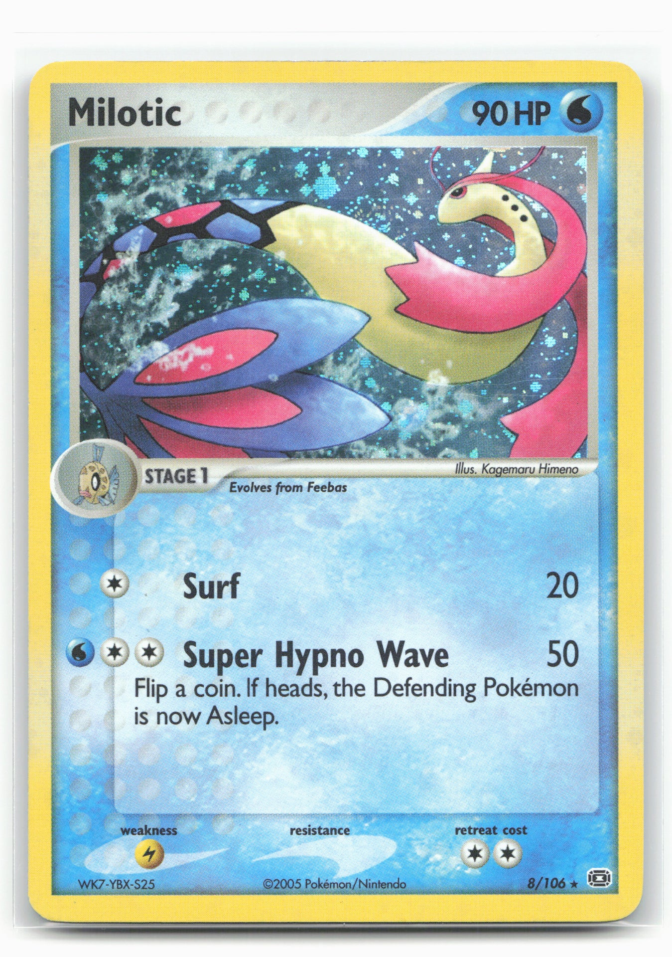 Emerald #8/106 Milotic Holo 17703