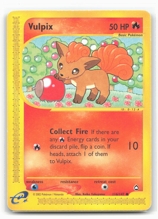 Aquapolis #116/147 Vulpix Non-Holo 17711