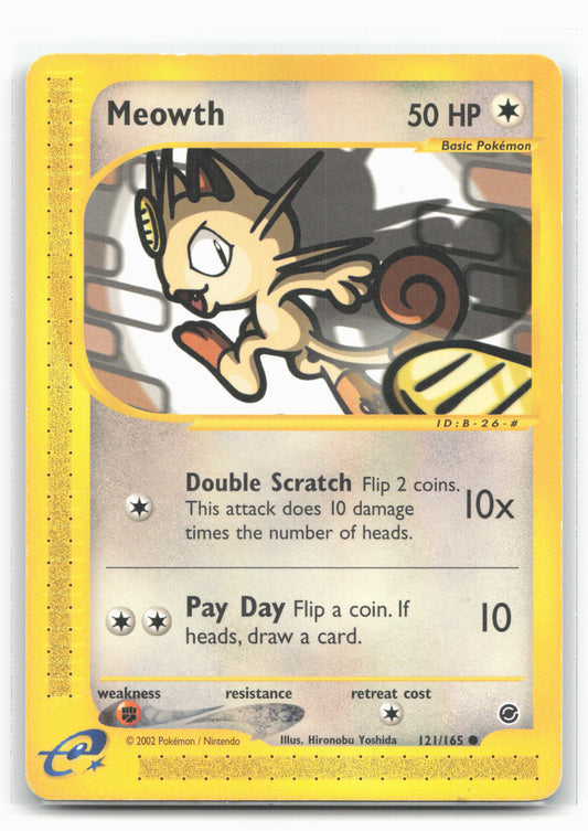 Expedition #121/165 Meowth Non-Holo 17712