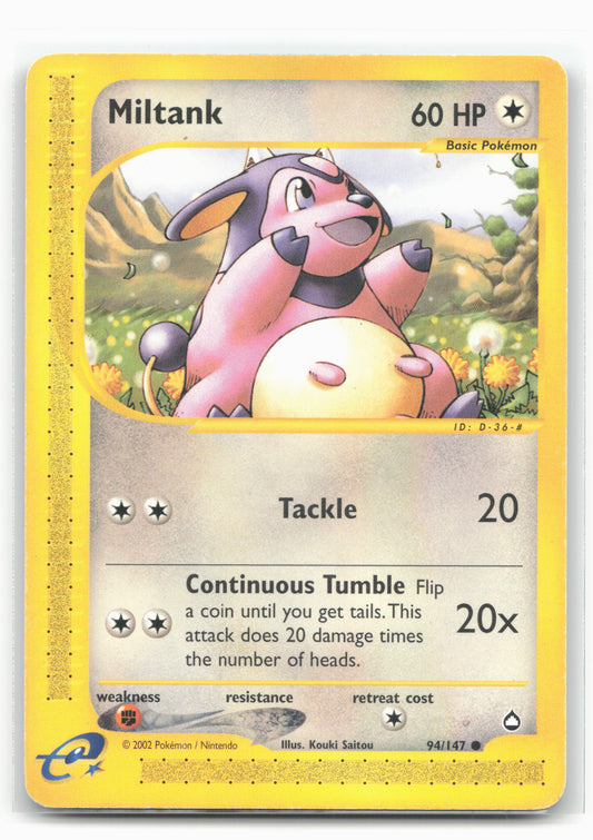 Aquapolis #094/147 Miltank Non-Holo 17713