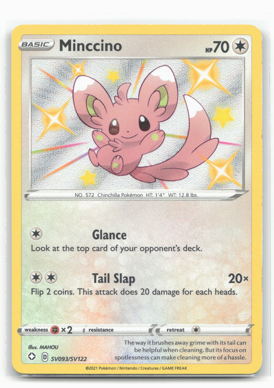 Shining Fates: Shiny Vault #SV093/SV122 Minccino Holo 17720