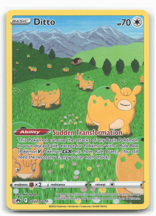 Crown Zenith: Galarian Gallery #GG22/GG70 Ditto 17722 Holo