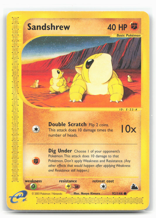Skyridge #092/144 Sandshrew Non-Holo 17734