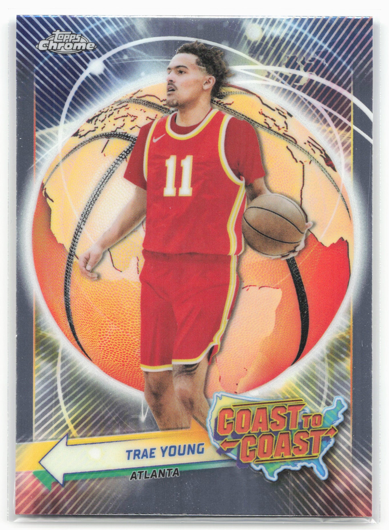 2023-24 Topps Chrome #CC-1 Trae Young Coast to Coast