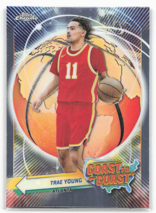 2023-24 Topps Chrome #CC-1 Trae Young Coast to Coast