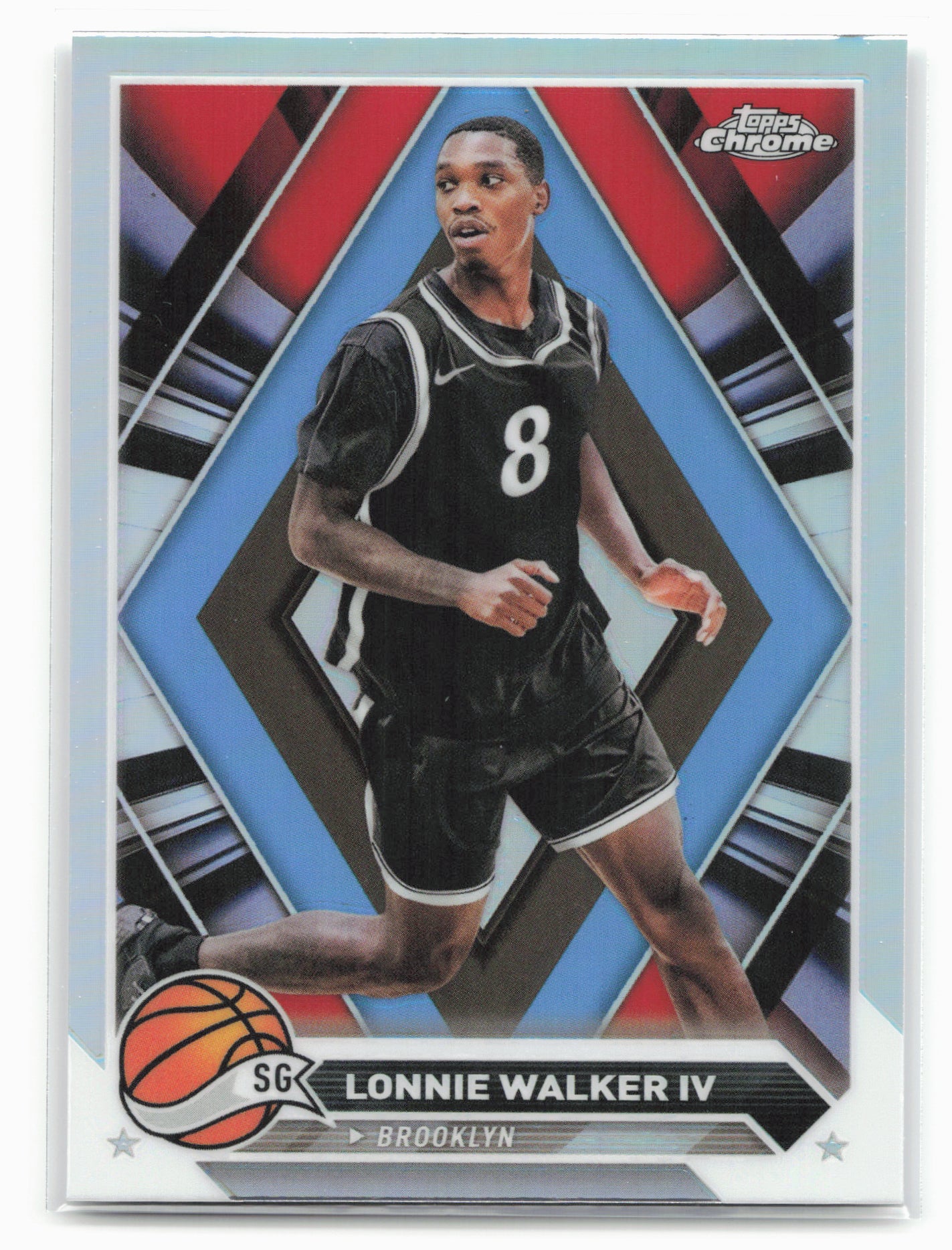 2023-24 Topps Chrome #177 Lonnie Walker IV Refractors
