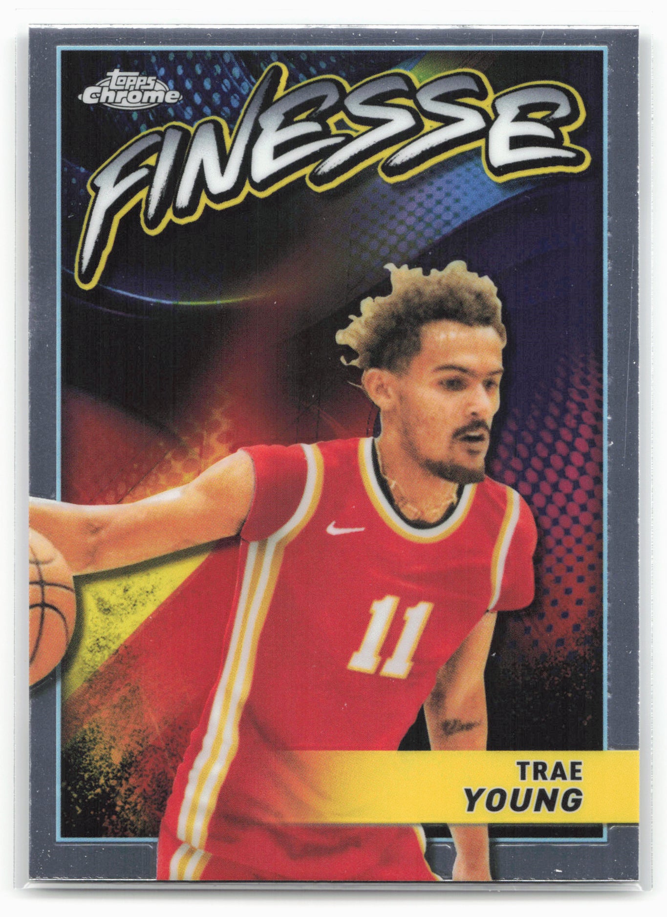 2023-24 Topps Chrome #F-1 Trae Young Finesse