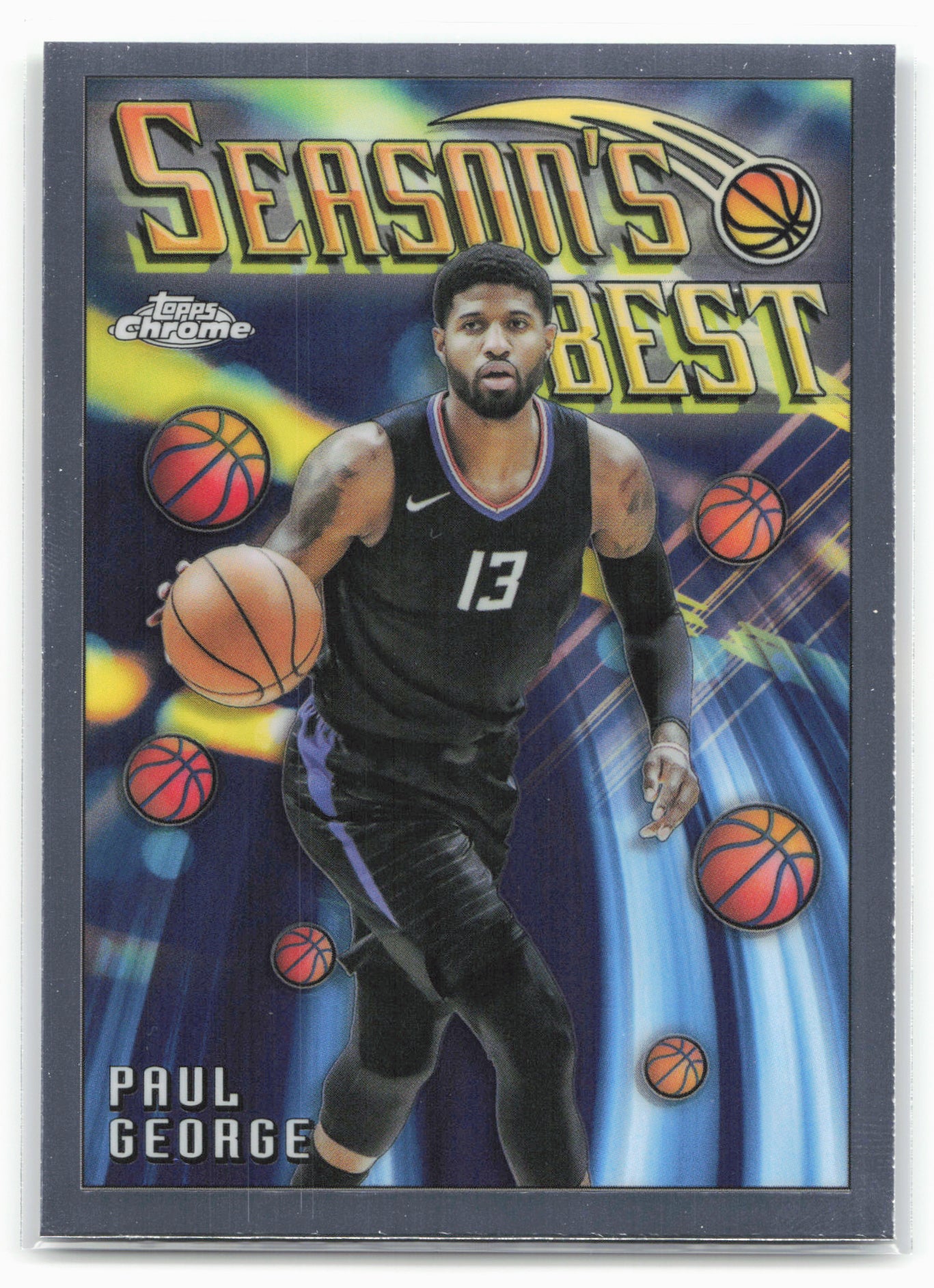 2023-24 Topps Chrome #SB-6 Paul George Seasons Best