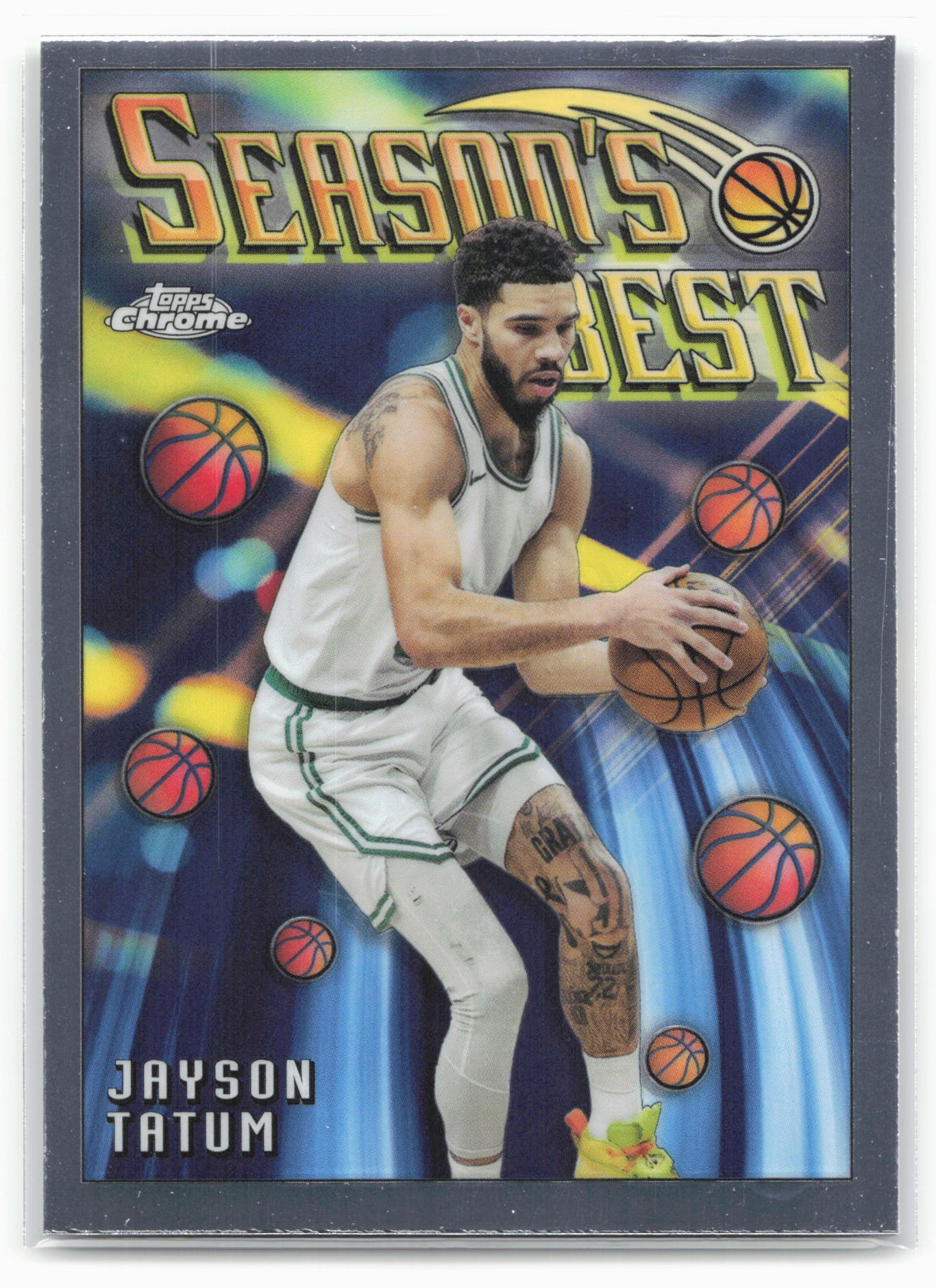 2023-24 Topps Chrome #SB-1 Jayson Tatum Seasons Best