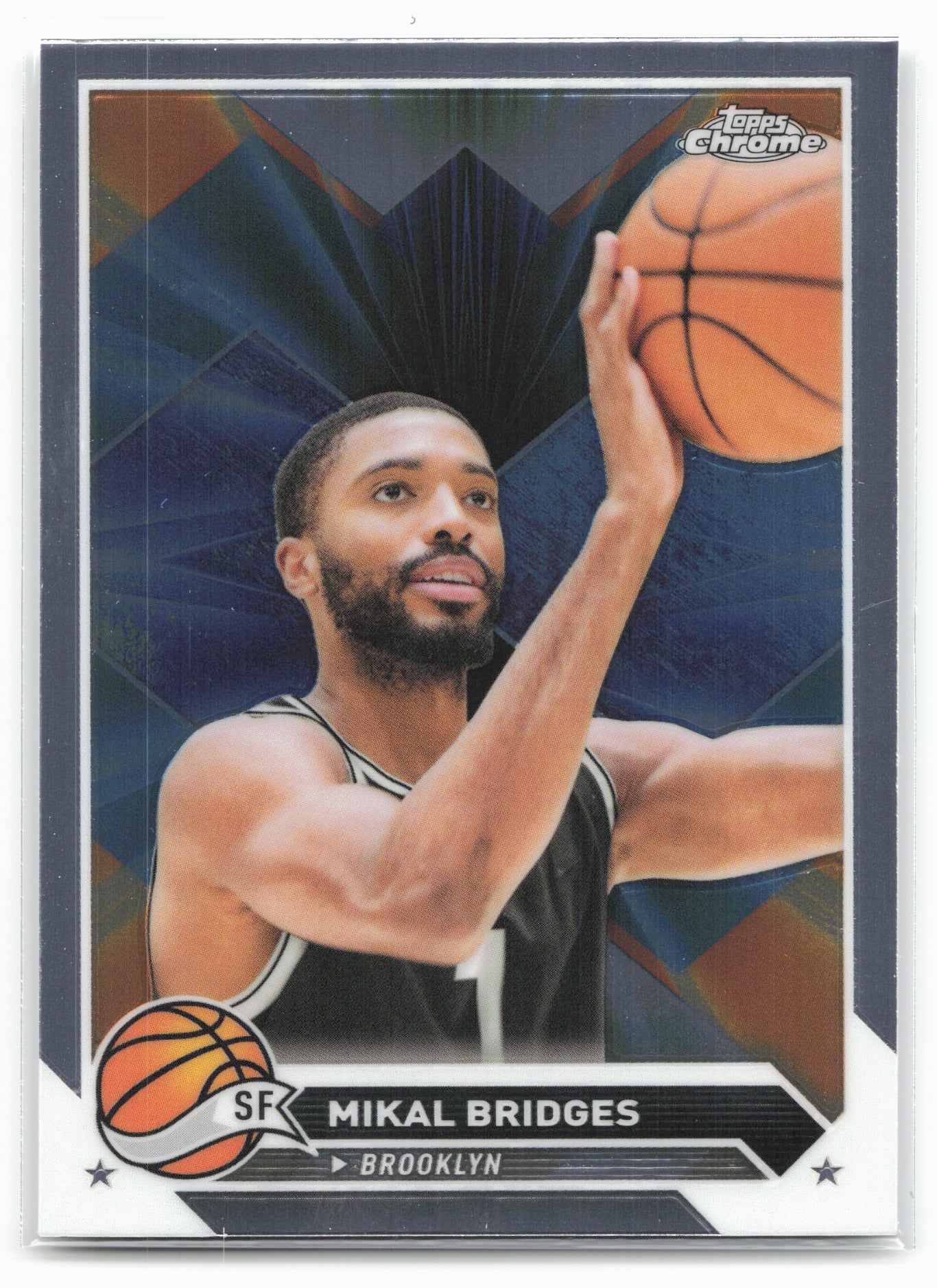 2023-24 Topps Chrome #2 Mikal Bridges NM1