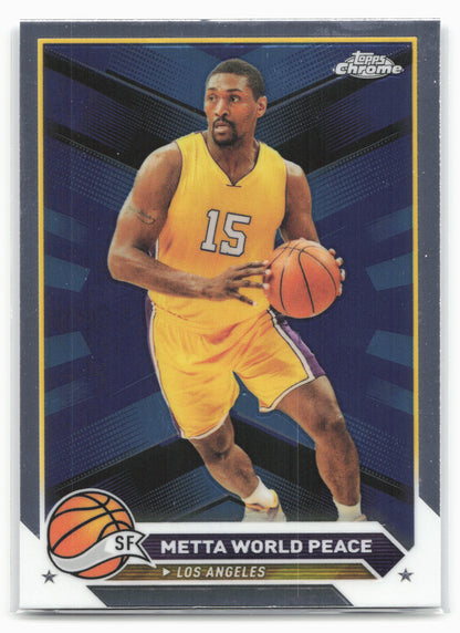 2023-24 Topps Chrome #13 Metta World Peace NM1