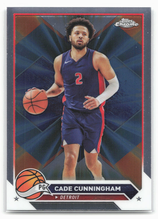 2023-24 Topps Chrome #107 Cade Cunningham NM1