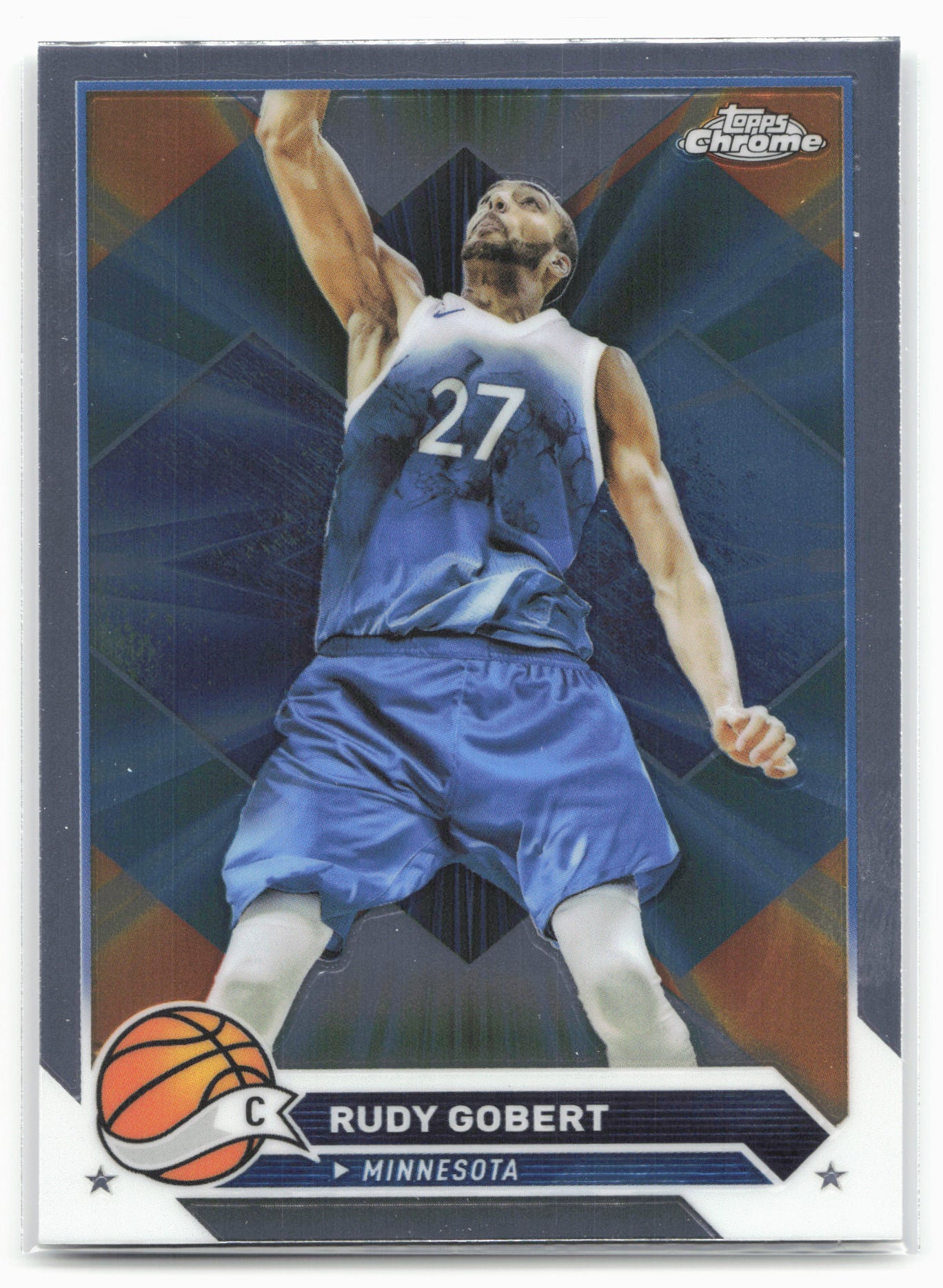 2023-24 Topps Chrome #38 Rudy Gobert 17763