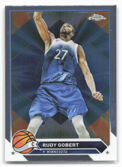 2023-24 Topps Chrome #38 Rudy Gobert 17763