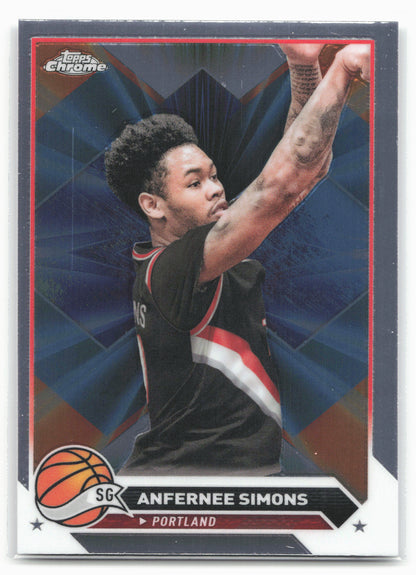 2023-24 Topps Chrome #143 Anfernee Simons 17781