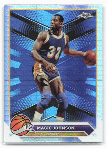 2023-24 Topps Chrome #97 Magic Johnson Prism Refractors 17806