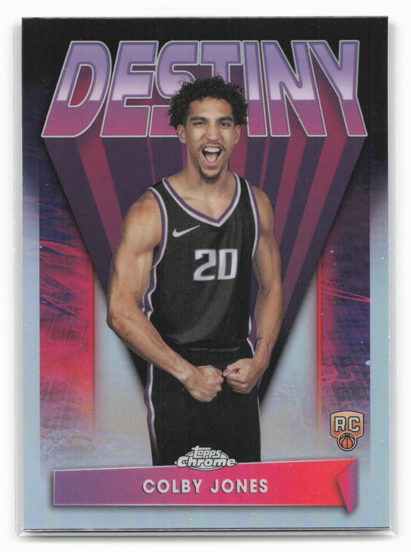 2023-24 Topps Chrome #D-18 Colby Jones Destiny Refractor