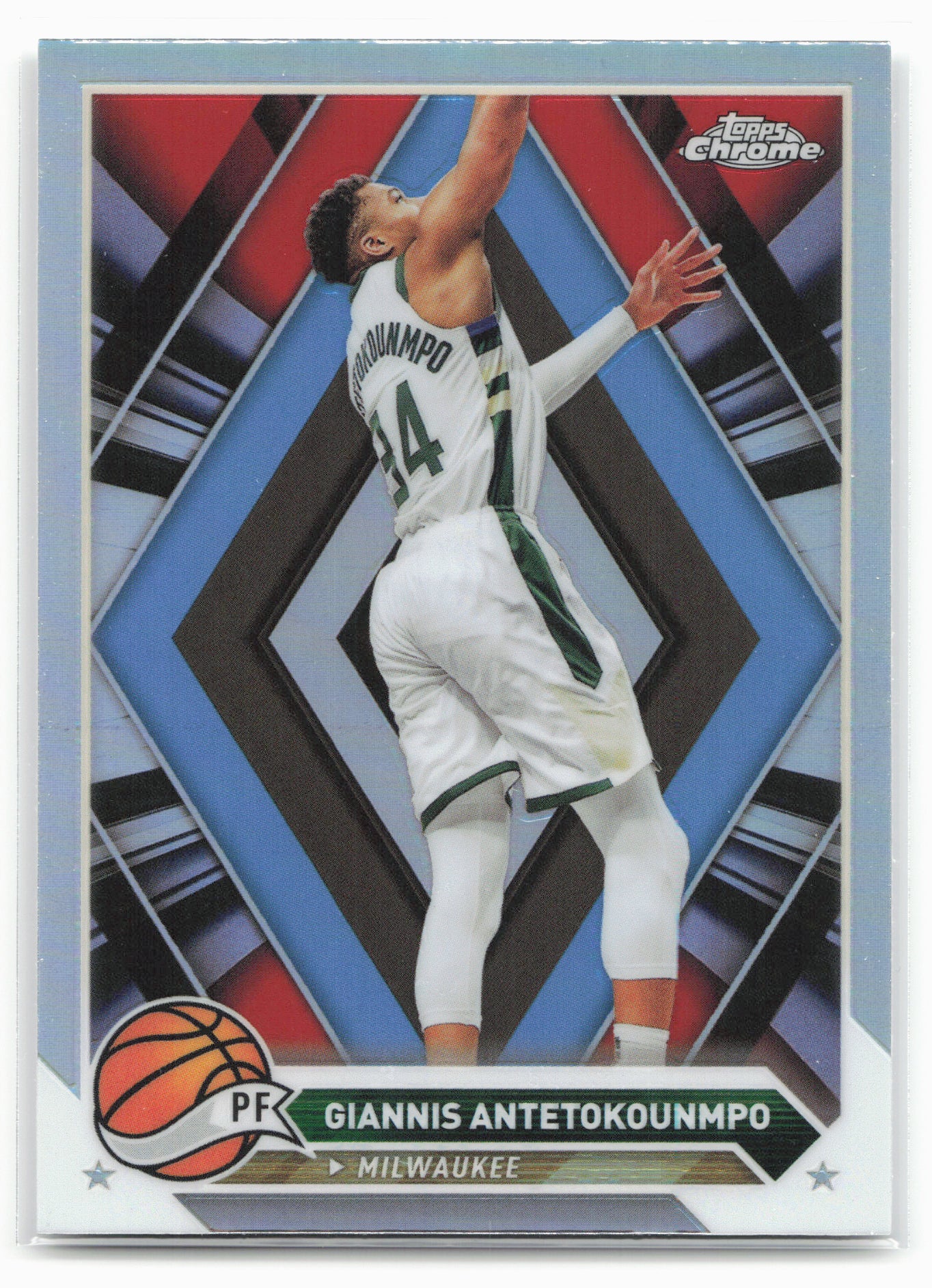 2023-24 Topps Chrome #15 Giannis Antetokounmpo Refractors