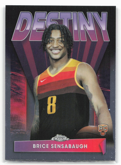 2023-24 Topps Chrome #D-17 Brice Sensabaugh Destiny