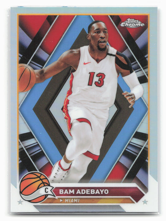 2023-24 Topps Chrome #99 Bam Adebayo Refractors