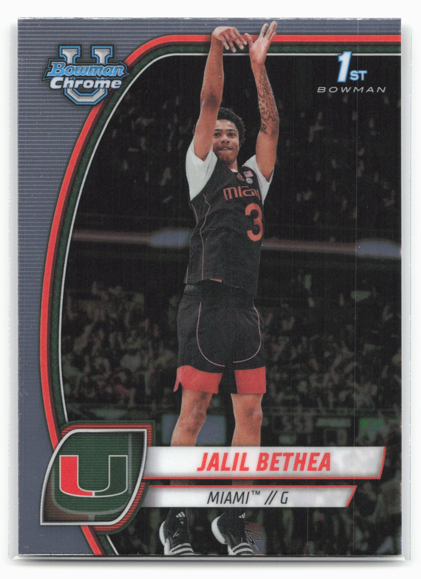 2024-25 Bowman University Chrome #28 Jalil Bethea 17844