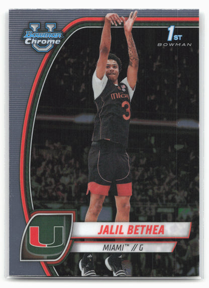 2024-25 Bowman University Chrome #28 Jalil Bethea 17844