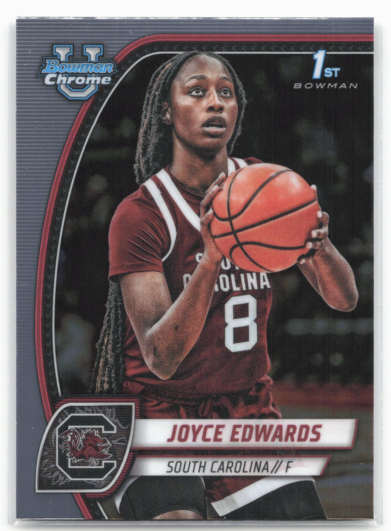 2024-25 Bowman University Chrome #36 Joyce Edwards 17849