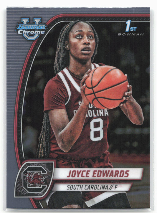 2024-25 Bowman University Chrome #36 Joyce Edwards 17849
