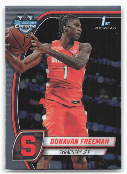 2024-25 Bowman University Chrome #21 Donavan Freeman 17850