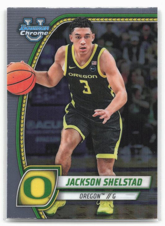 2024-25 Bowman University Chrome #77 Jackson Shelstad 17852