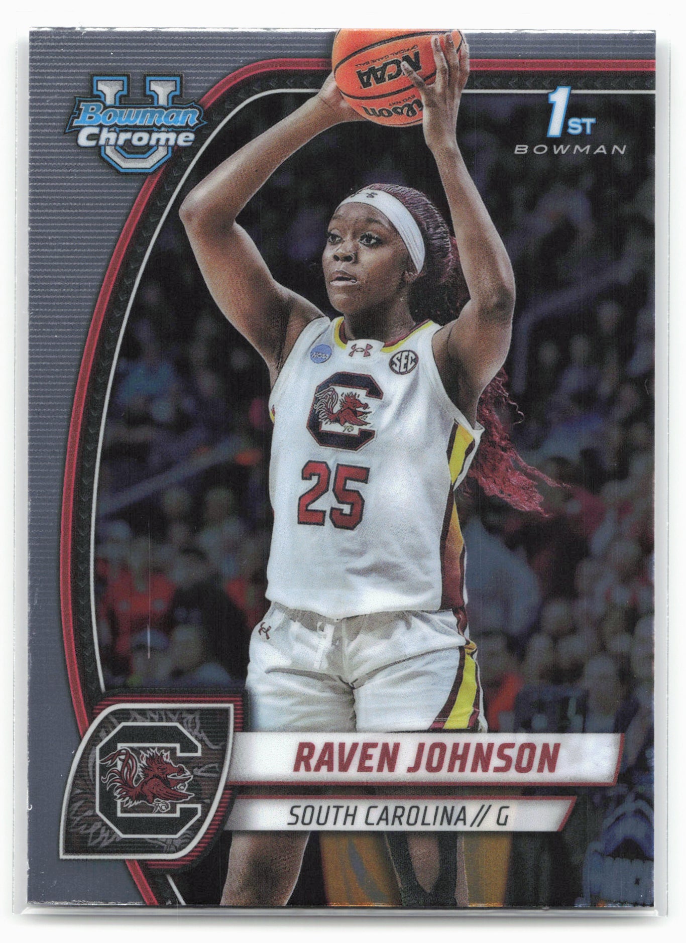 2024-25 Bowman University Chrome #60 Raven Johnson 17854