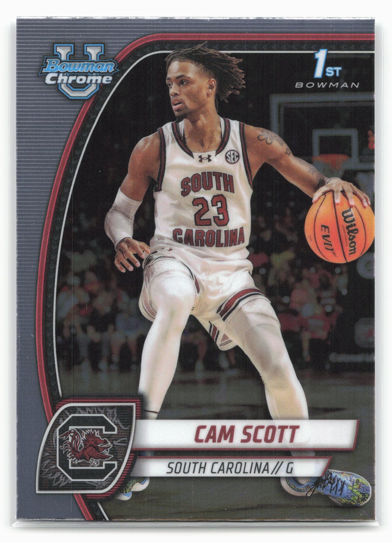 2024-25 Bowman University Chrome #13 Cam Scott 17861