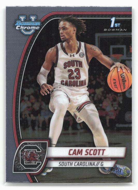 2024-25 Bowman University Chrome #13 Cam Scott 17861
