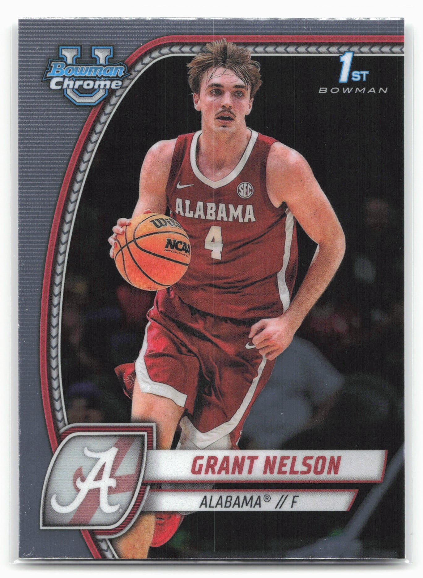 2024-25 Bowman University Chrome #25 Grant Nelson 17862