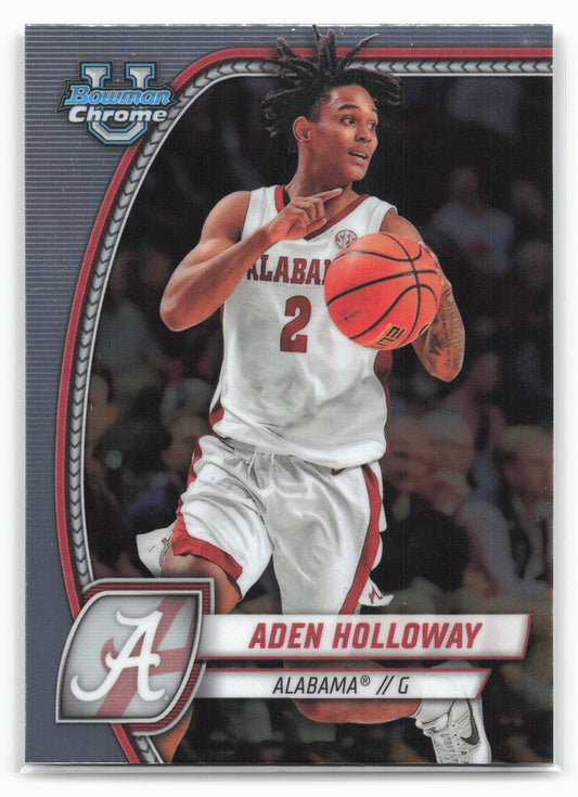 2024-25 Bowman University Chrome #57 Aden Holloway 17867