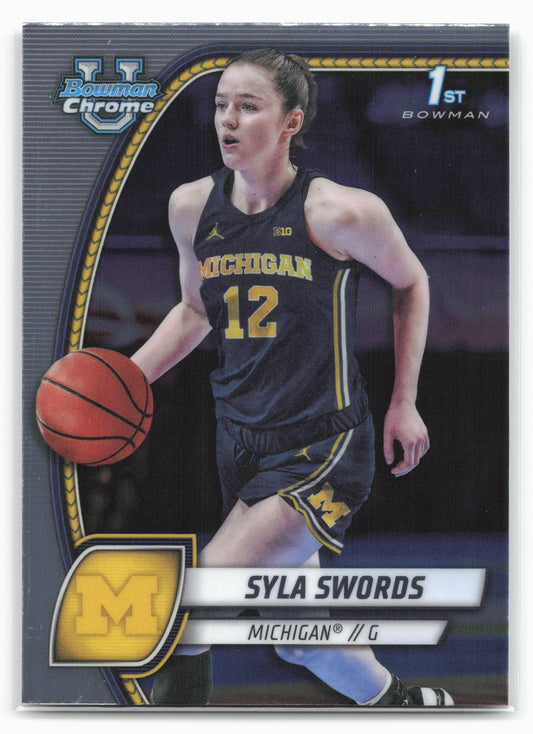 2024-25 Bowman University Chrome #65 Syla Swords 17869