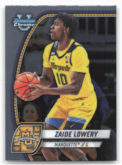 2024-25 Bowman University Chrome #90 Zaide Lowery 17872
