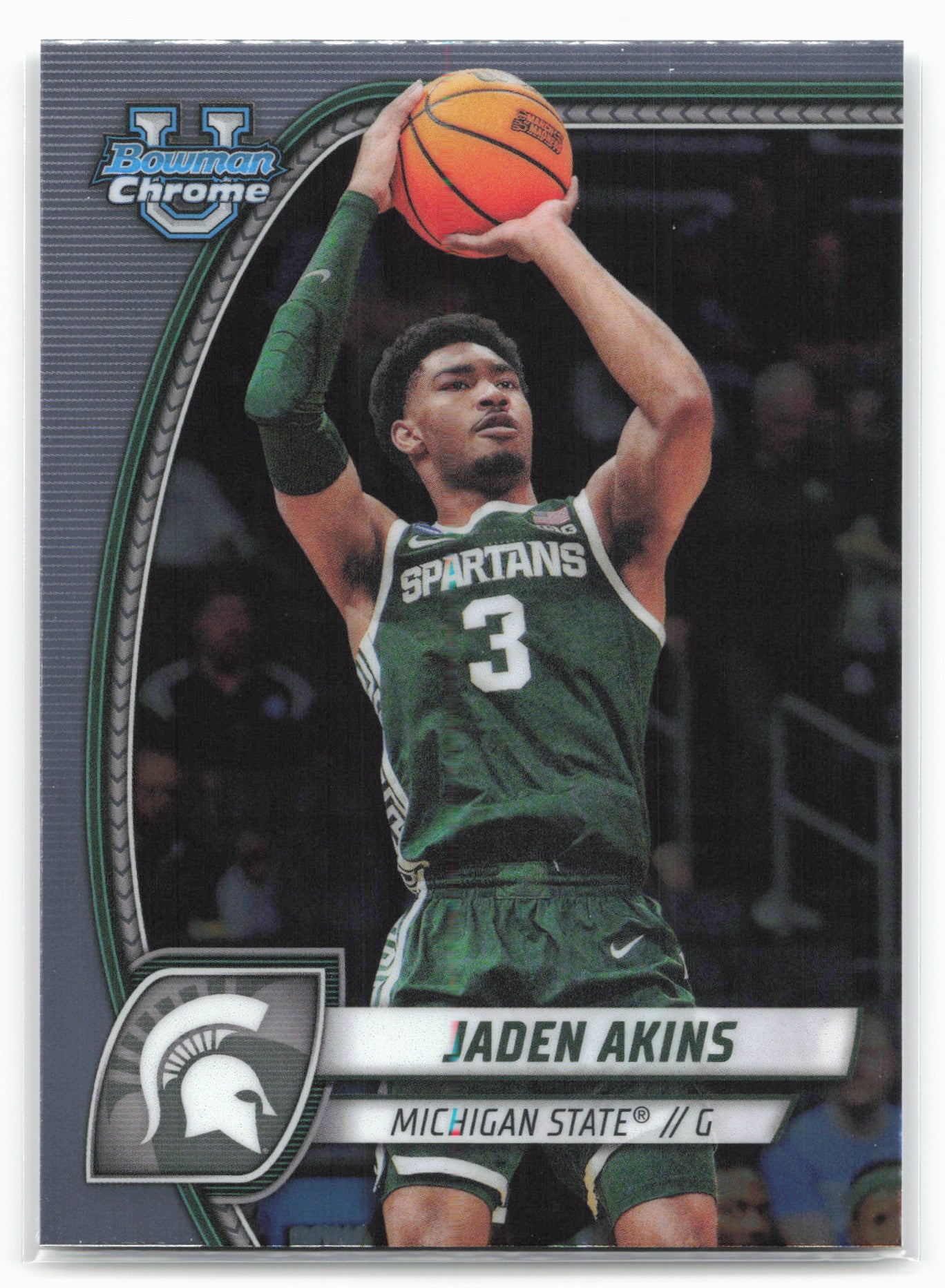 2024-25 Bowman University Chrome #80 Jaden Akins 17873