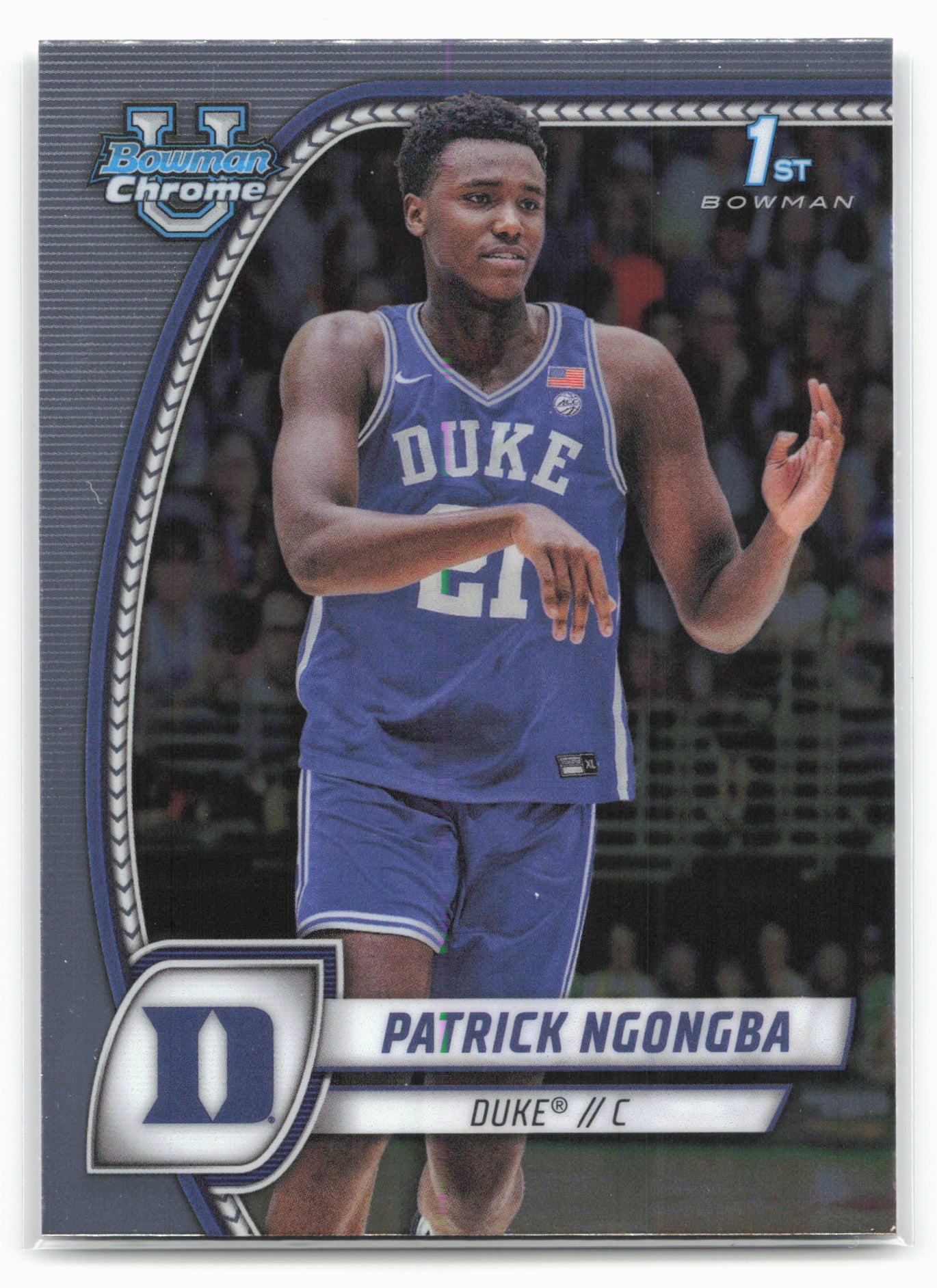 2024-25 Bowman University Chrome #58 Patrick Ngongba 17875
