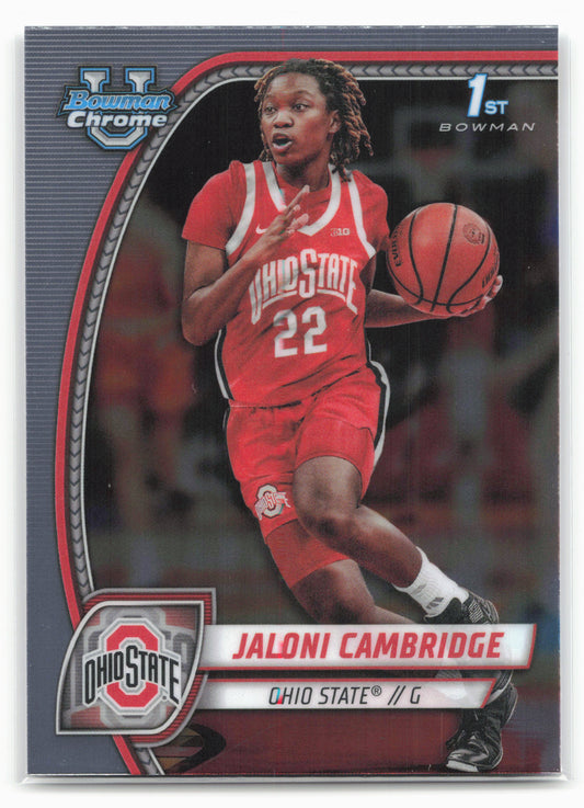 2024-25 Bowman University Chrome #29 Jaloni Cambridge 17877