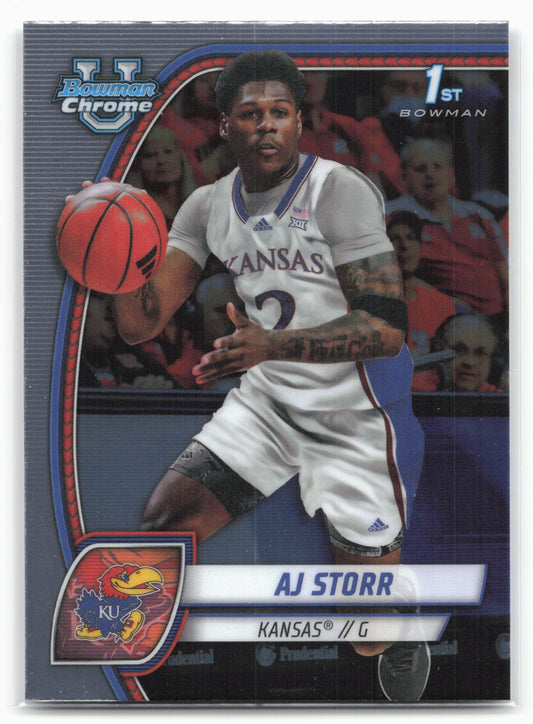2024-25 Bowman University Chrome #4 AJ Storr 17883