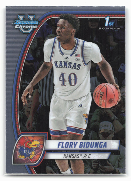 2024-25 Bowman University Chrome #24 Flory Bidunga 17884