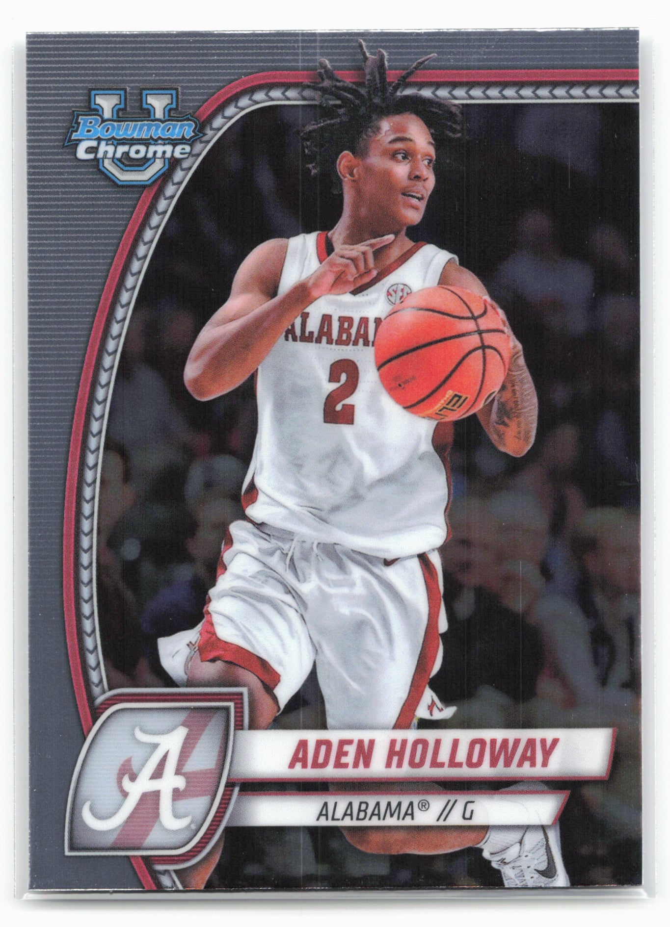 2024-25 Bowman University Chrome #57 Aden Holloway 17890