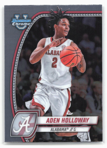 2024-25 Bowman University Chrome #57 Aden Holloway 17890