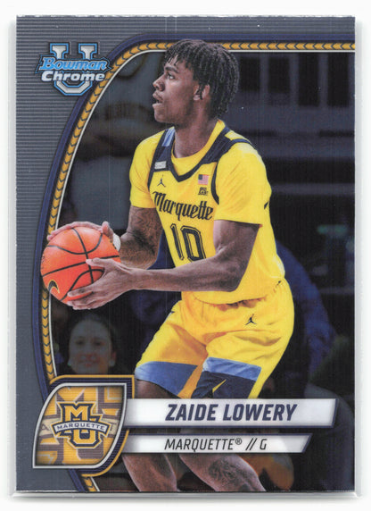 2024-25 Bowman University Chrome #90 Zaide Lowery 17891
