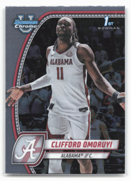 2024-25 Bowman University Chrome #14 Clifford Omoruyi 17898