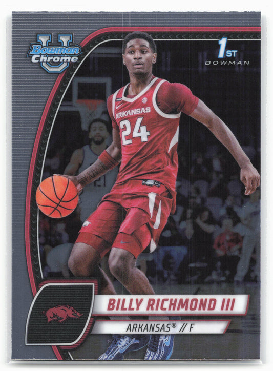 2024-25 Bowman University Chrome #10 Billy Richmond III 17899